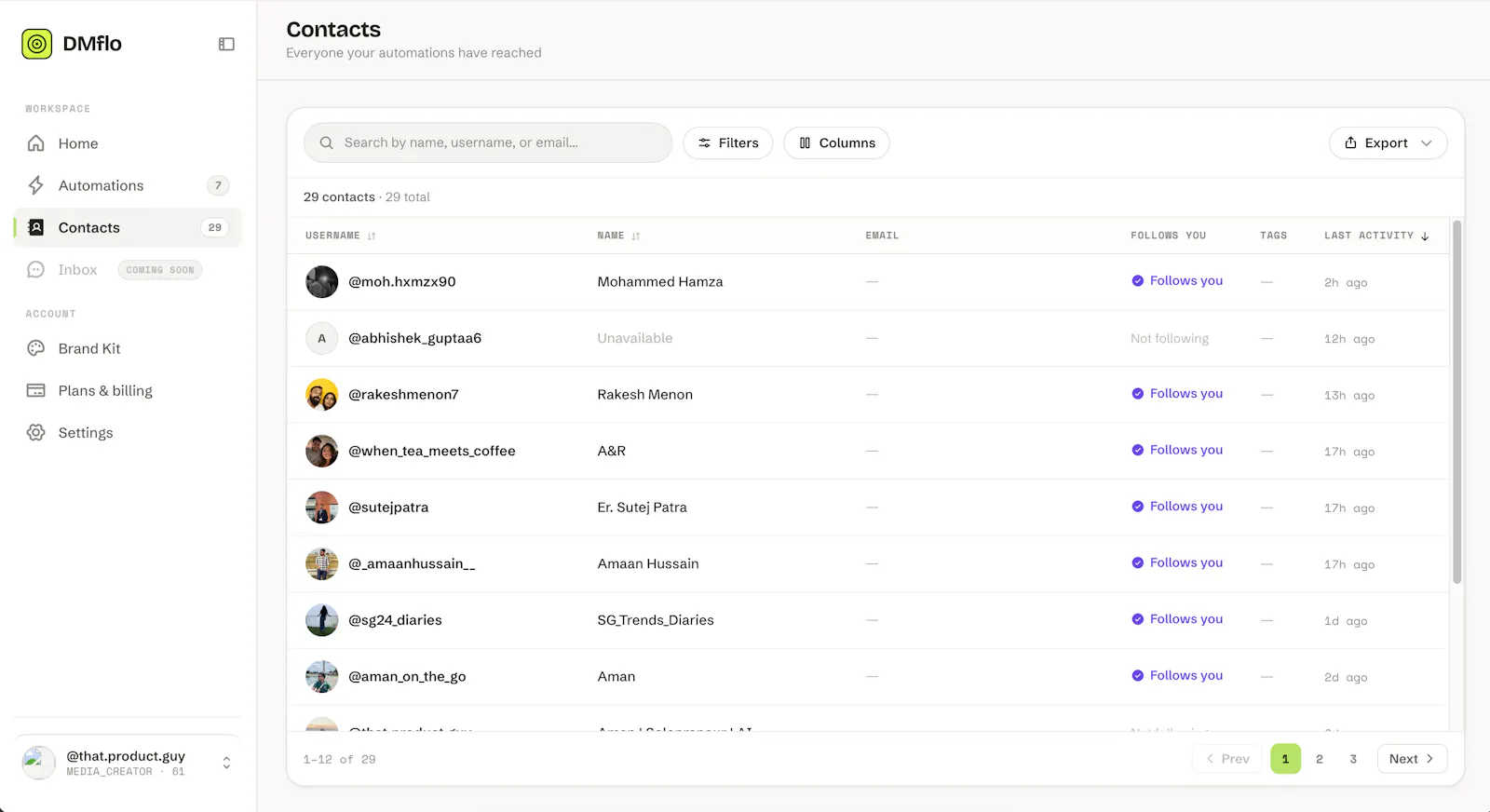 DMflo screenshot 5