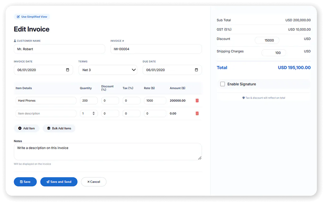 Invoice Generator gallery image