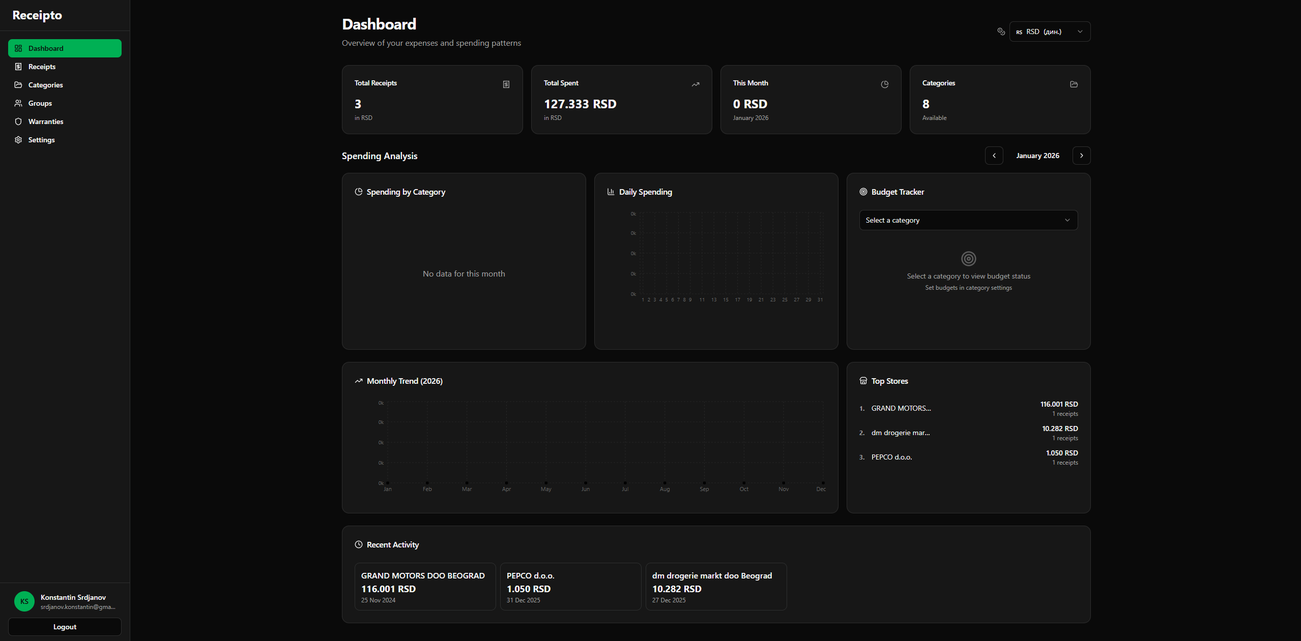 Receipto gallery image