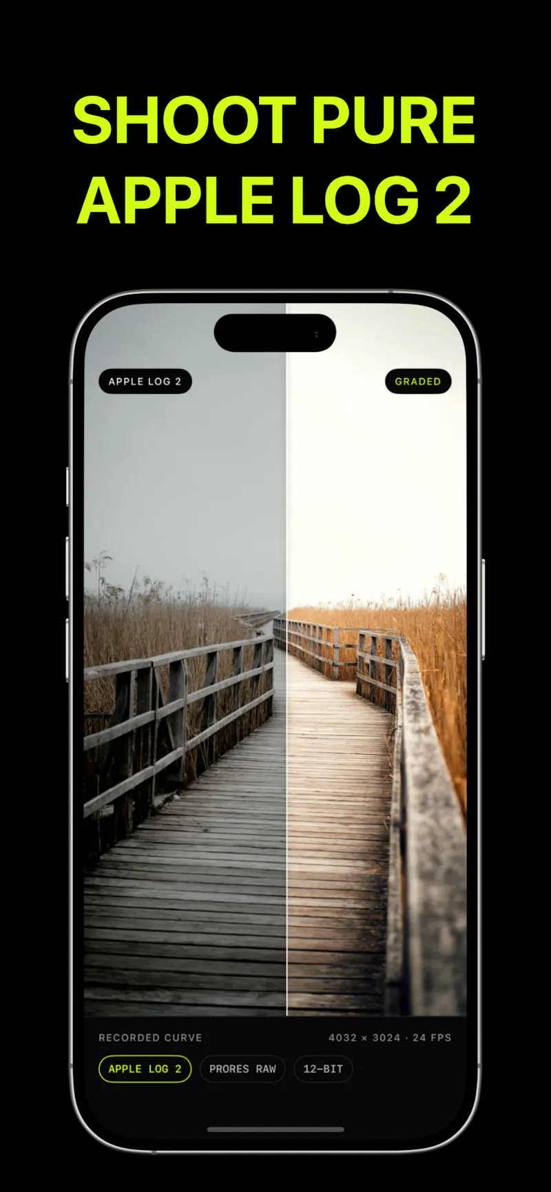 Log Cam: RAW 4K Video Camera screenshot 6