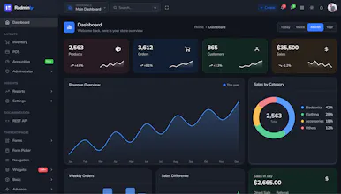 Radminly - Laravel Dashboard Starter gallery image