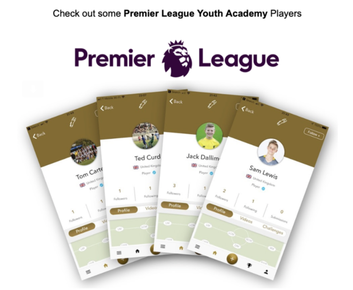 GoldCleats Player App gallery image