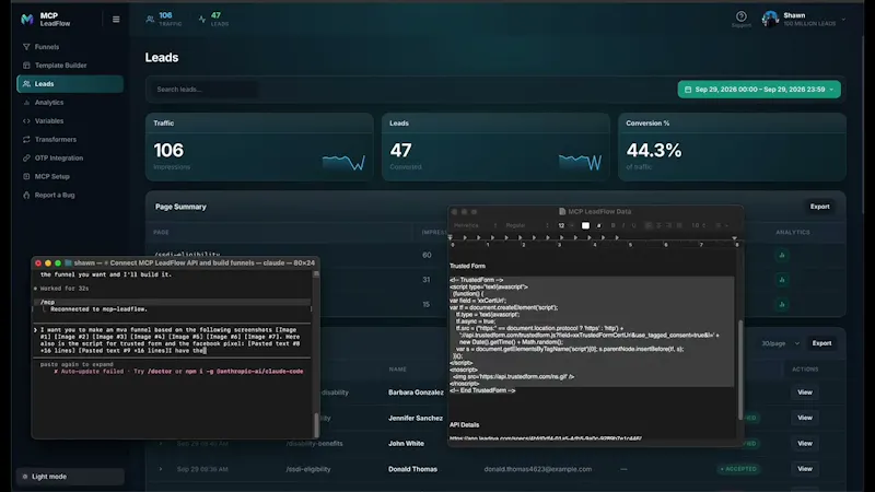 MCP LeadFlow screenshot 1 (video preview)