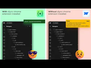 xSync: Chrome extension for Webflow gallery image