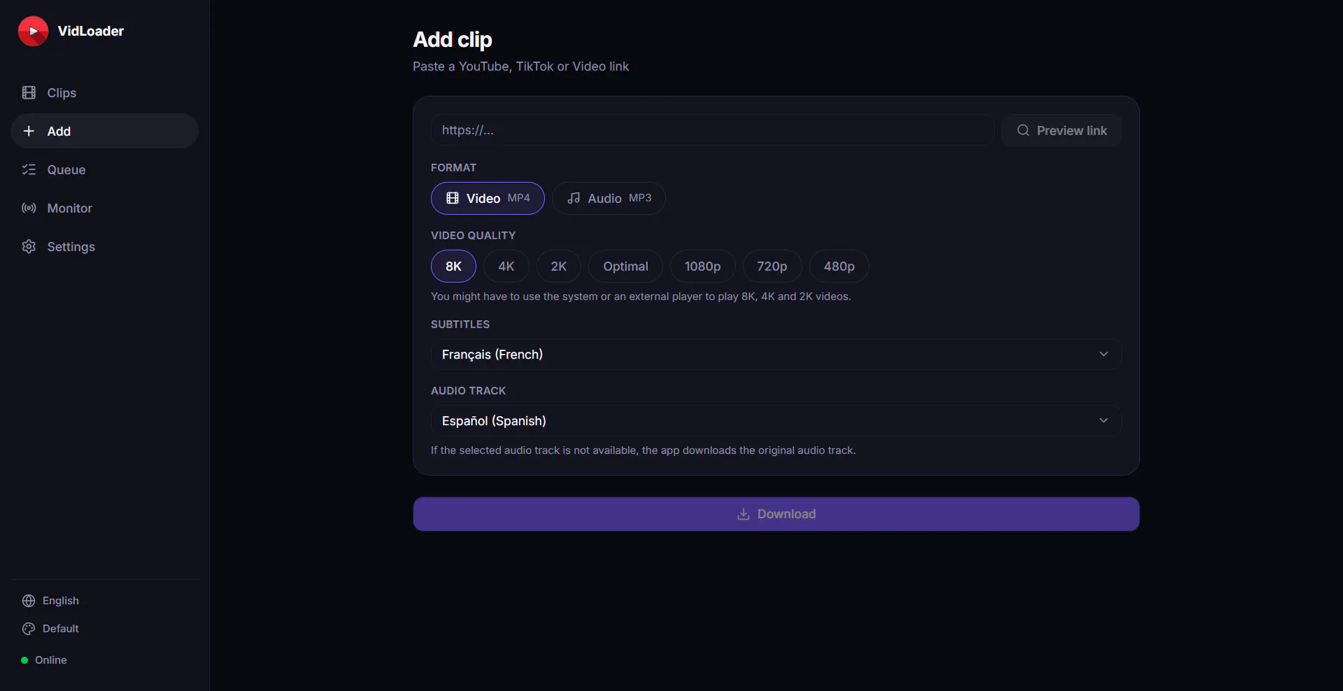 VidLoader gallery image
