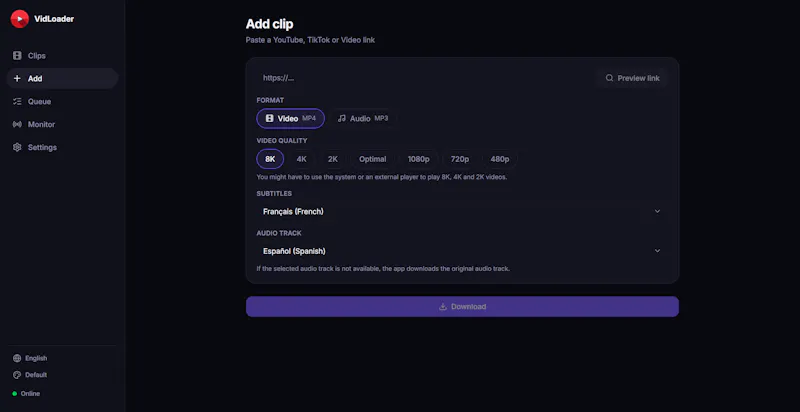 VidLoader screenshot 3