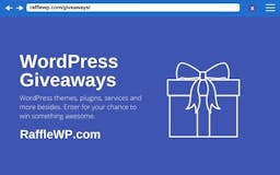 RaffleWP Giveaways For WordPress Users media 2