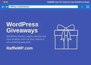 RaffleWP Giveaways For WordPress Users gallery image