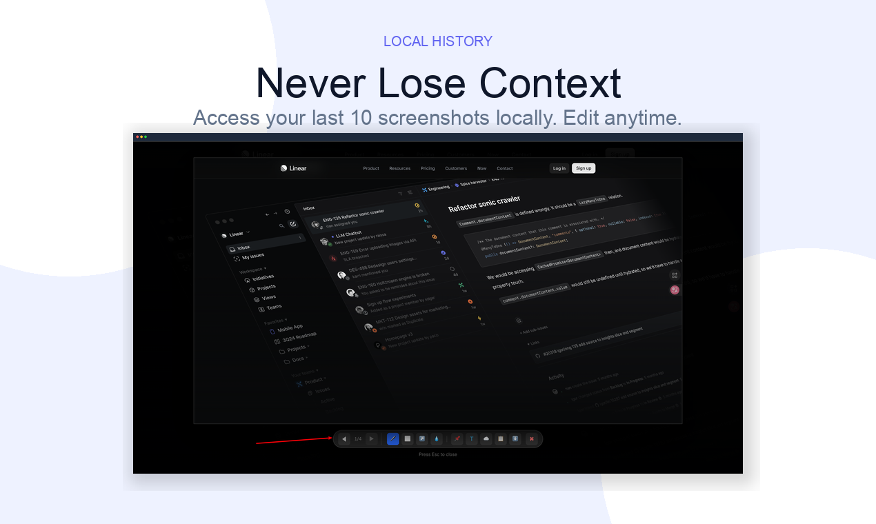 SnapCast - Screenshot 2 showing product features and functionality