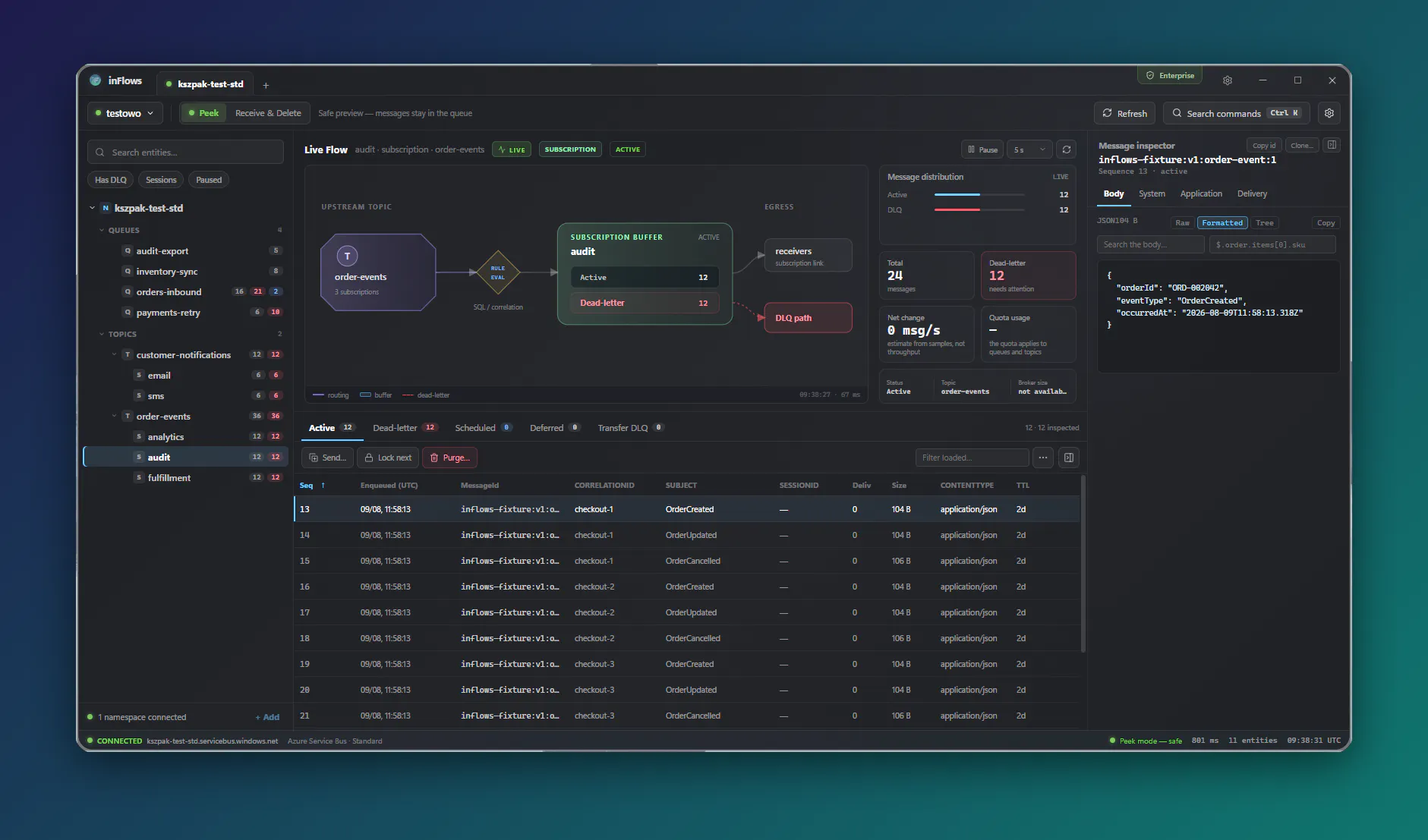 inFlows - Azure ServiceBus Explorer gallery image