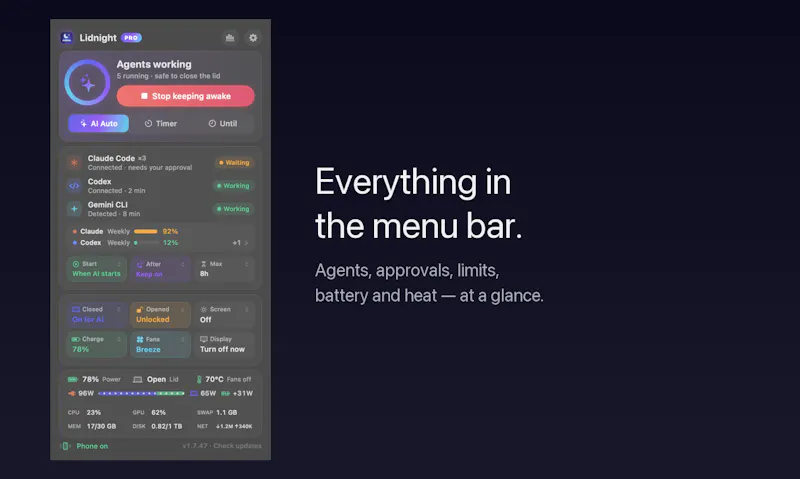 Lidnight screenshot 9