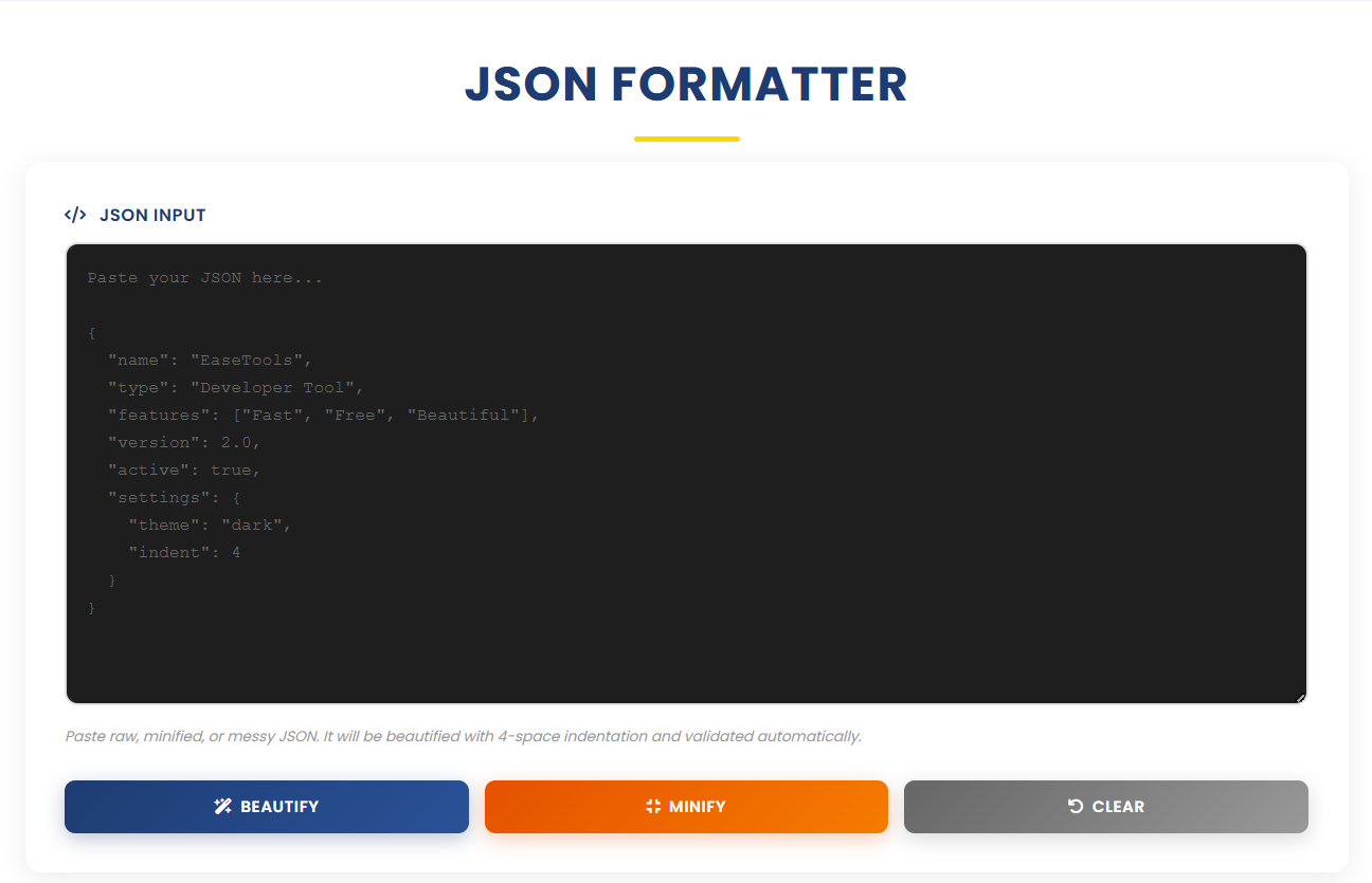 JSON Formatter  gallery image