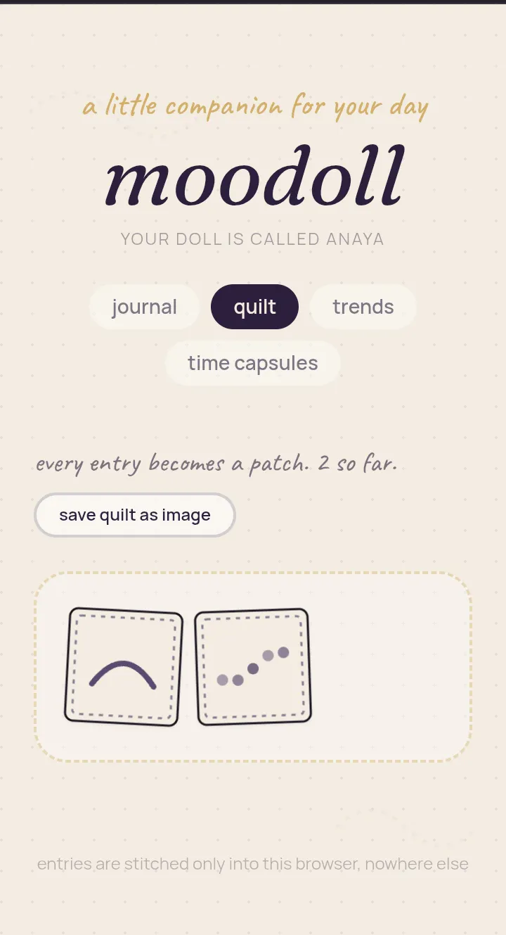 Moodoll: a little companion for your day gallery image