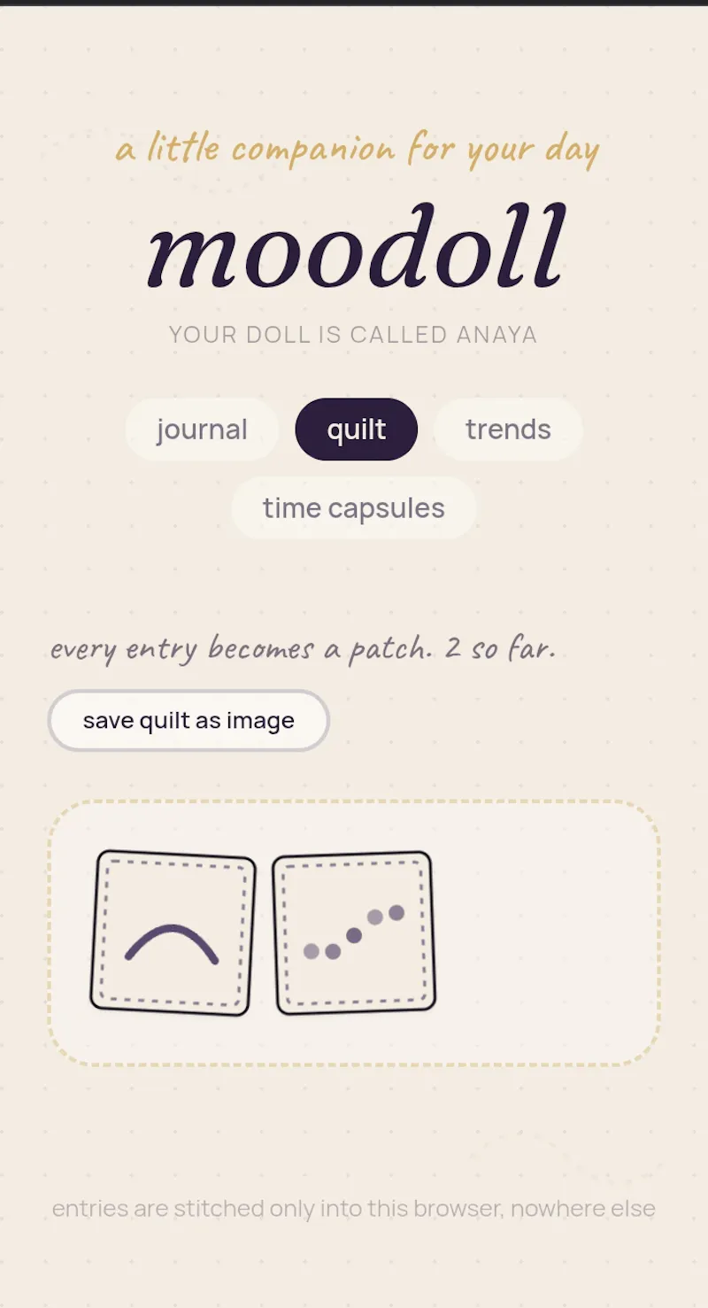 Moodoll: a little companion for your day screenshot 8