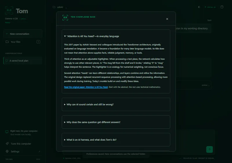 Tom screenshot 1