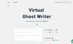 Virtual Ghost Writer image