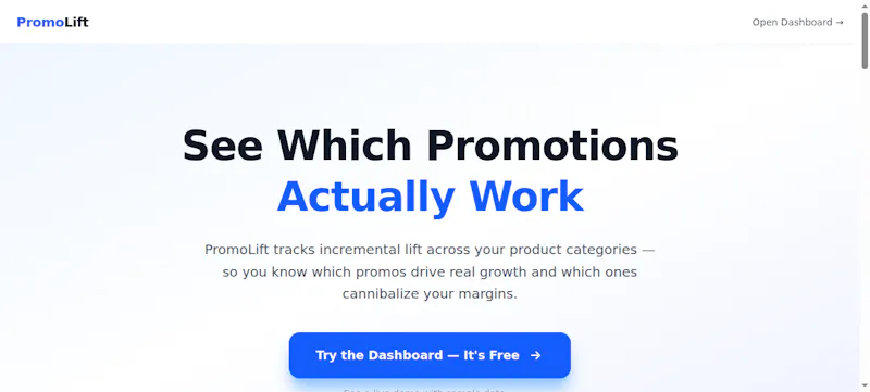 PromoLift screenshot 1