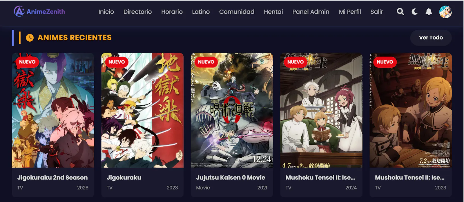 Anime Zenith screenshot 5