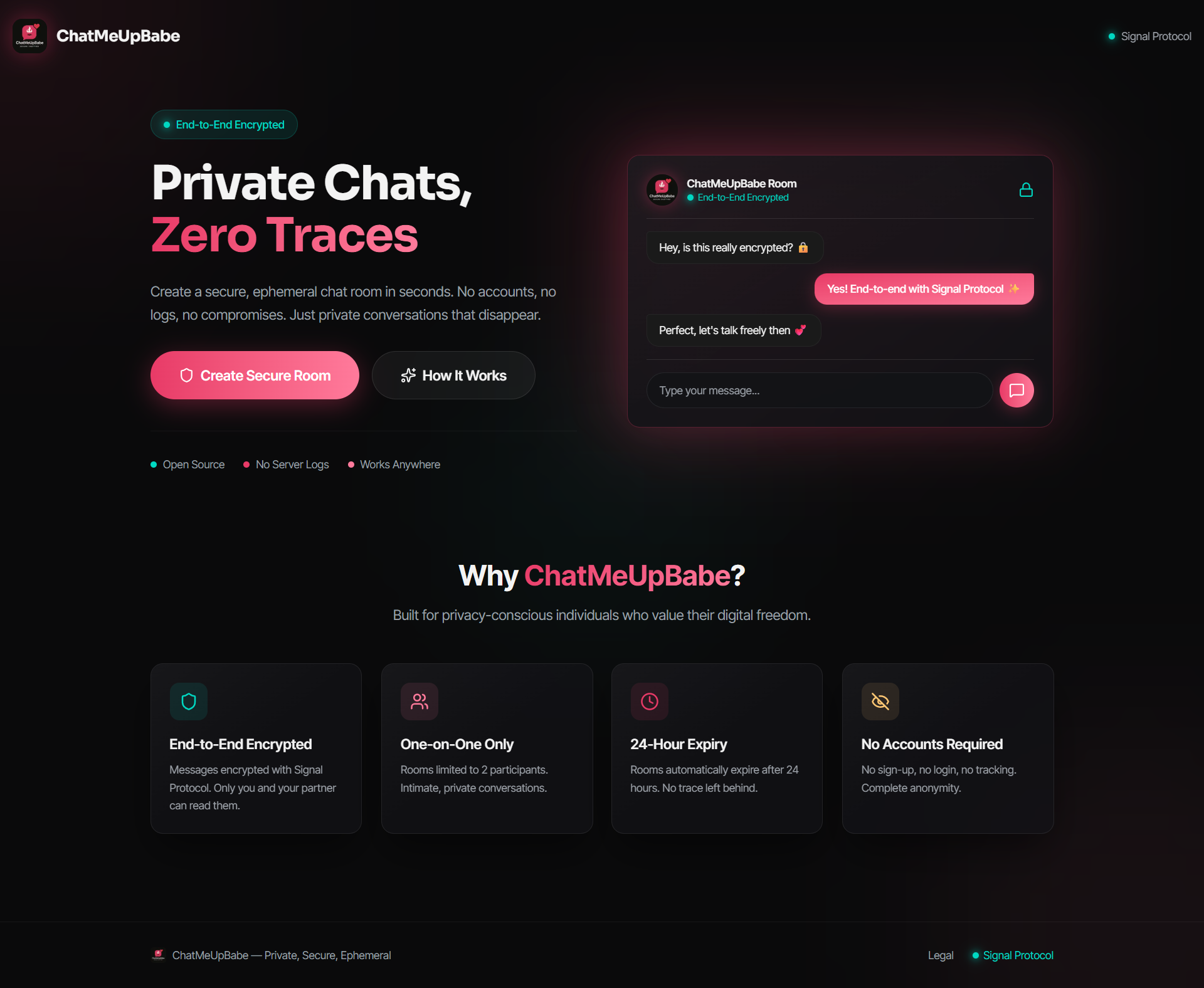 ChatMeUpBabe - Screenshot 2 showing product features and functionality