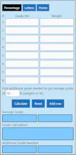 Online Grade Calculator gallery image