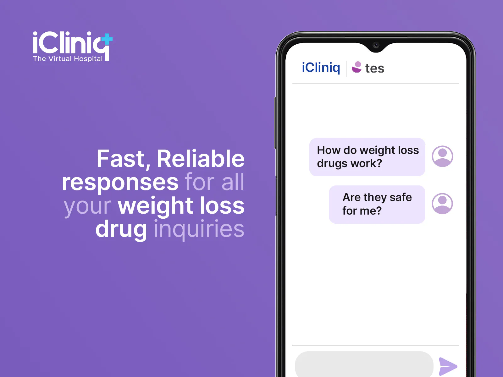 iCliniq Tes AI for Weight Loss Drugs gallery image