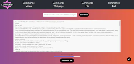 SummarizR gallery image