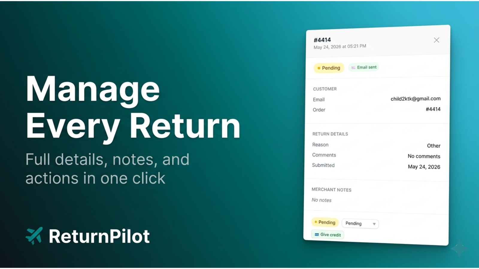 ReturnPilot gallery image