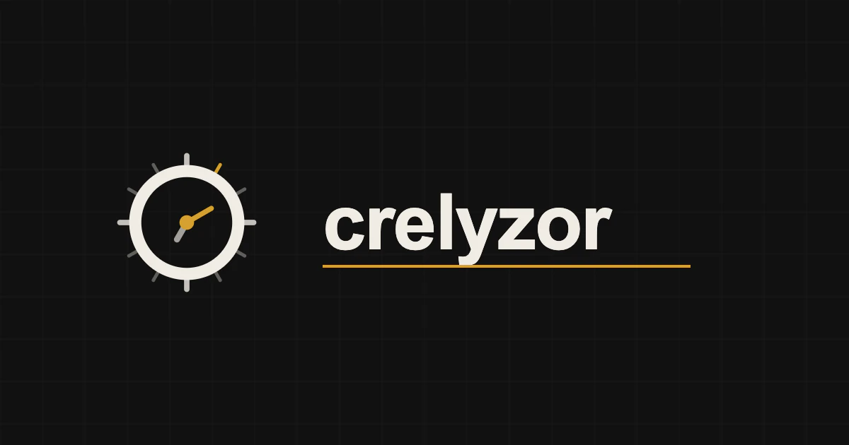 Crelyzor 截图 1