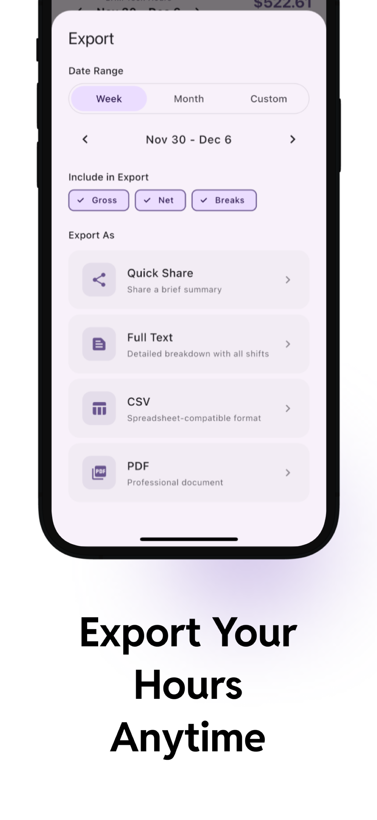 Hours Tracker: Time Clock In gallery image