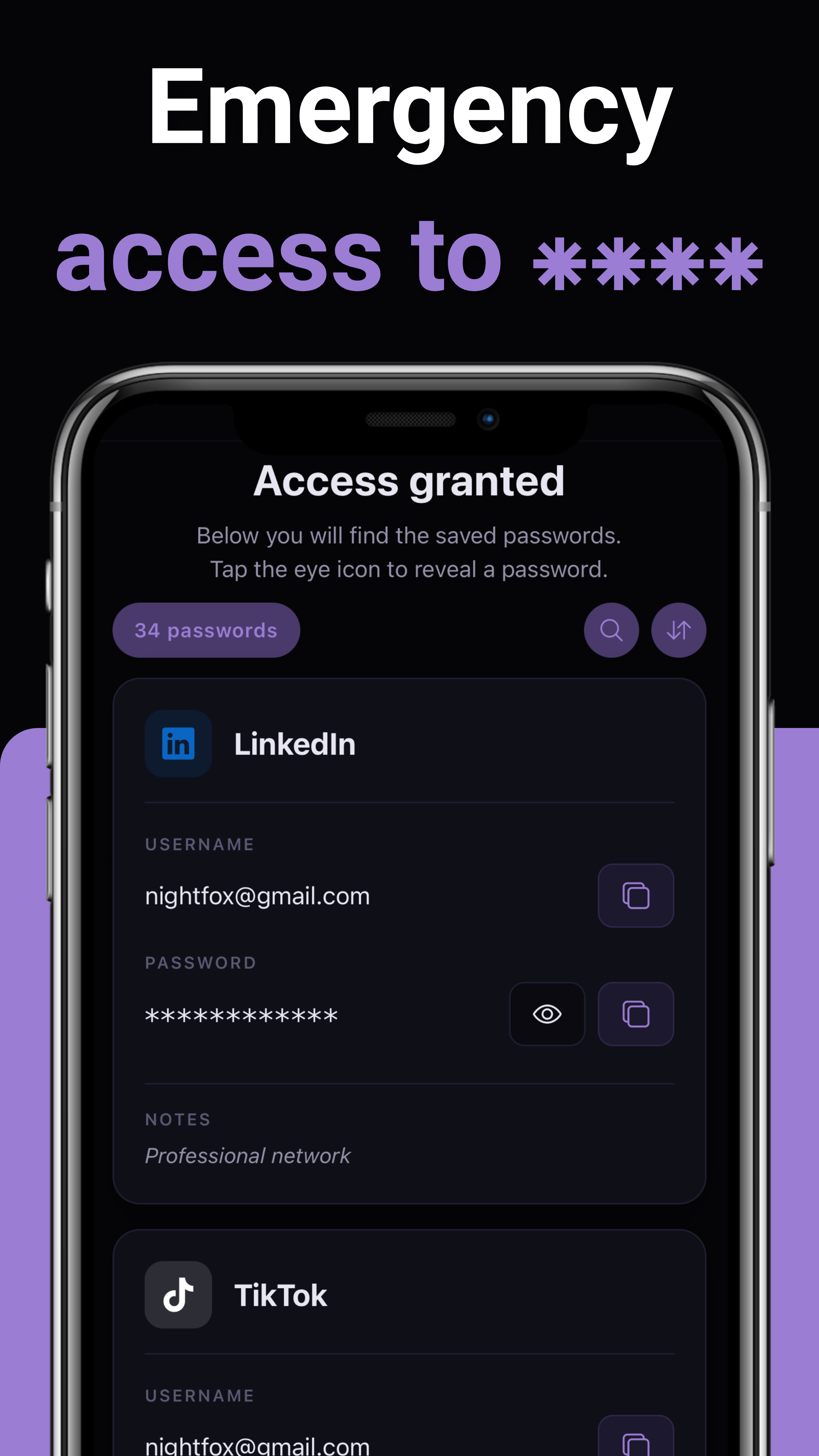 SafeAfter: Digital Legacy & Passwords gallery image