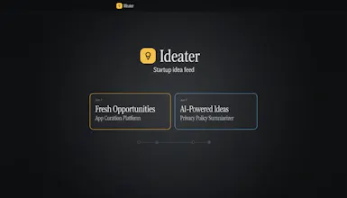 Ideater — Startup idea feed gallery image