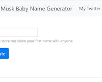 Elon Musk Baby Name Generator media 2