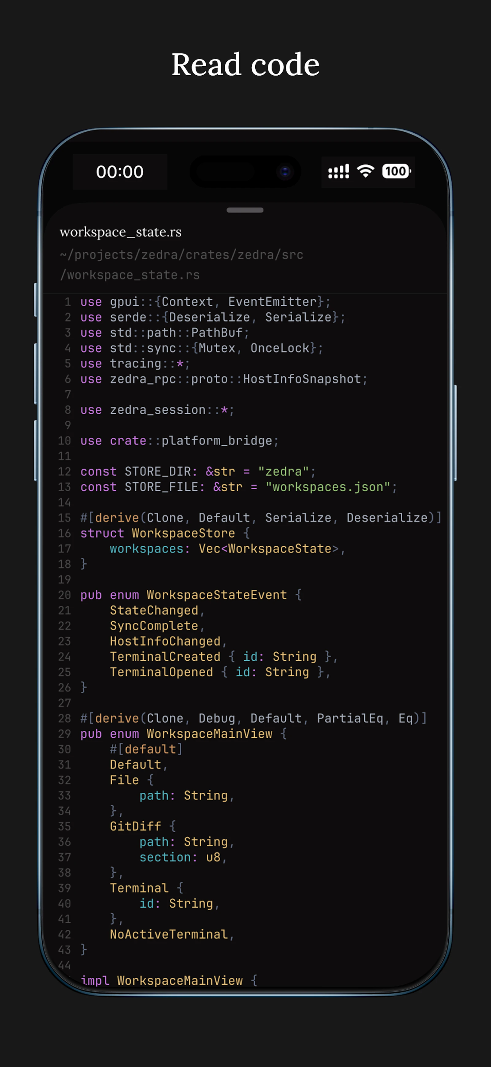 Zedra screenshot 6