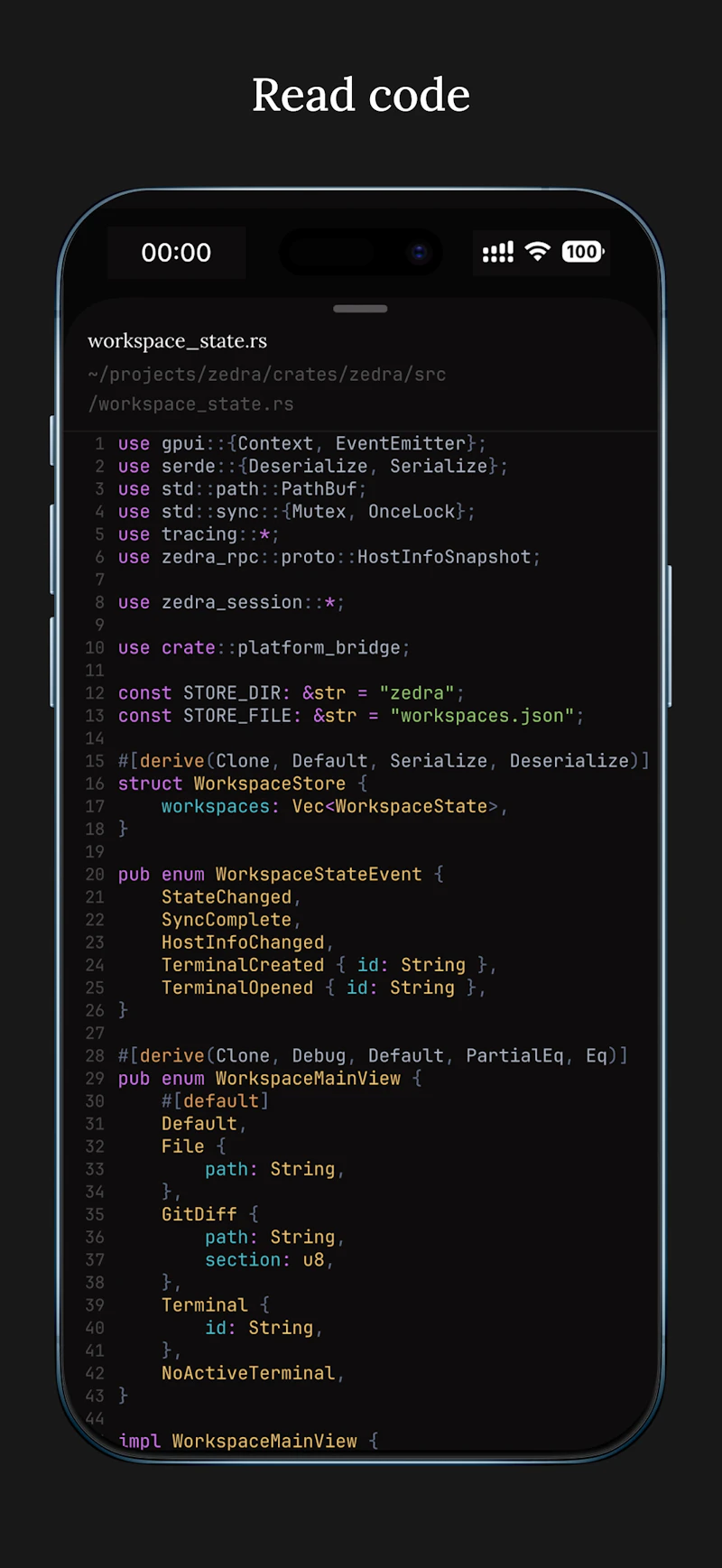 Zedra screenshot 6