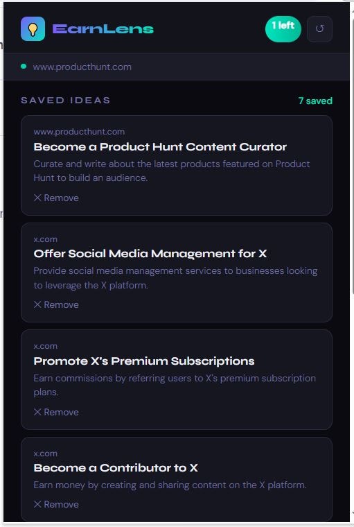 EarnLens – Spot Money in Every Website gallery image