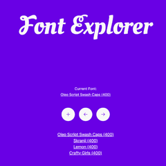 Font Explorer