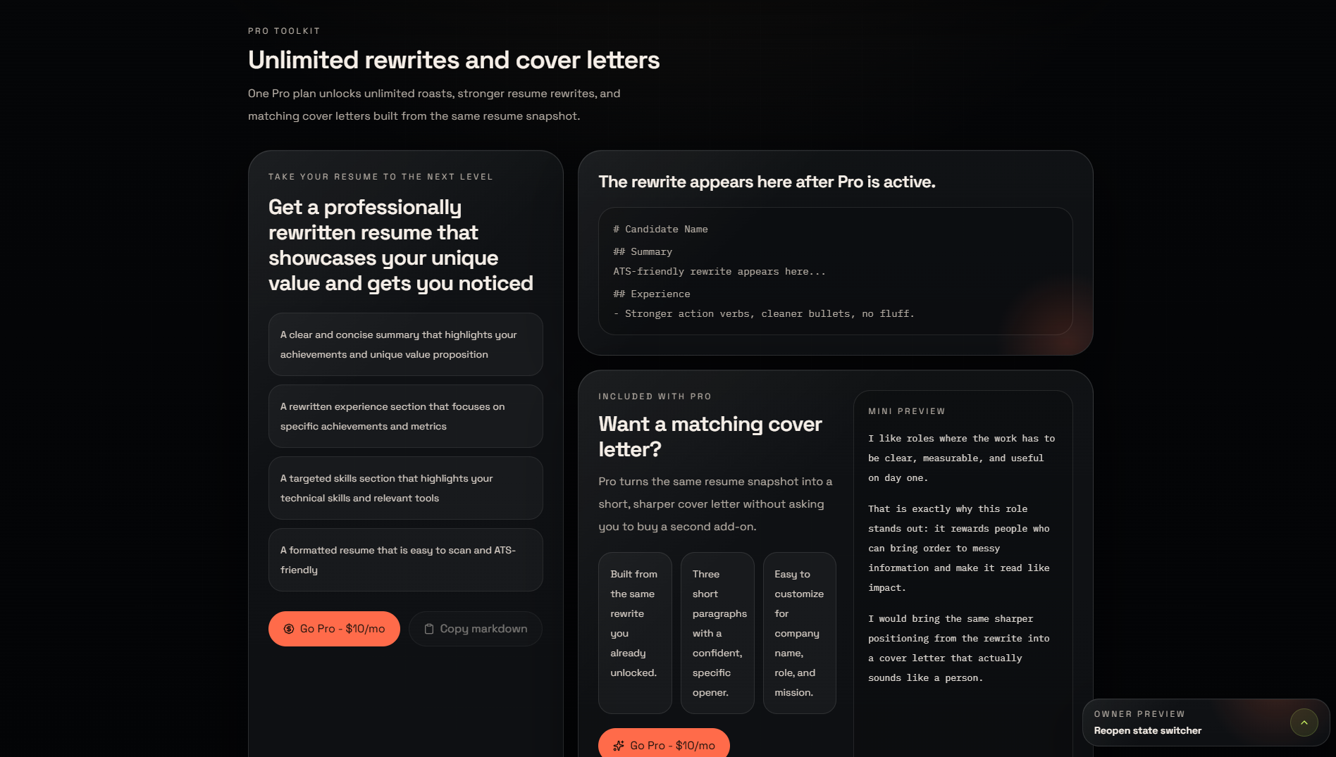 RoastMyCV gallery image