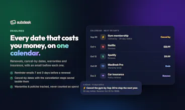 SubDesk gallery image