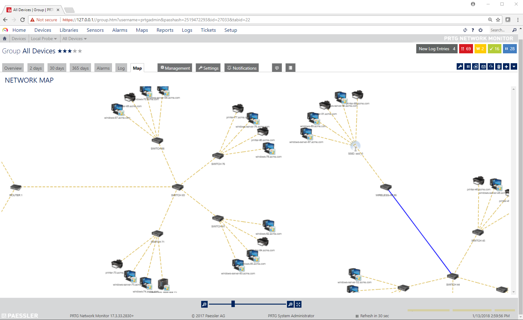 Média Uvexplorer - Mappage du réseau Lightning Fast Layer 2 42
