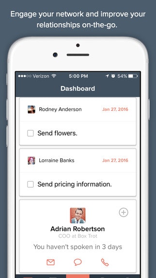 Contactually iOS V3.0 gallery image