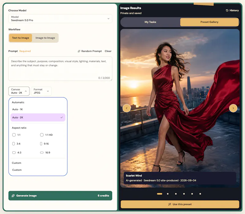 Seedream 5.0 screenshot 2