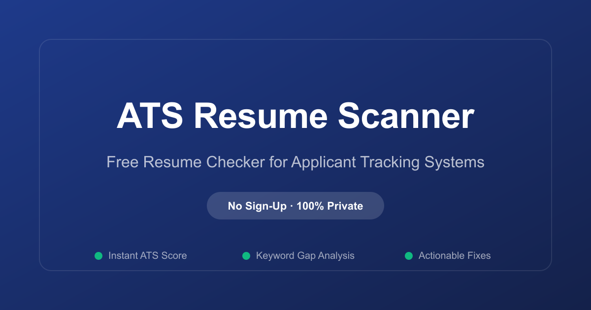 Free ATS Resume Scanner gallery image