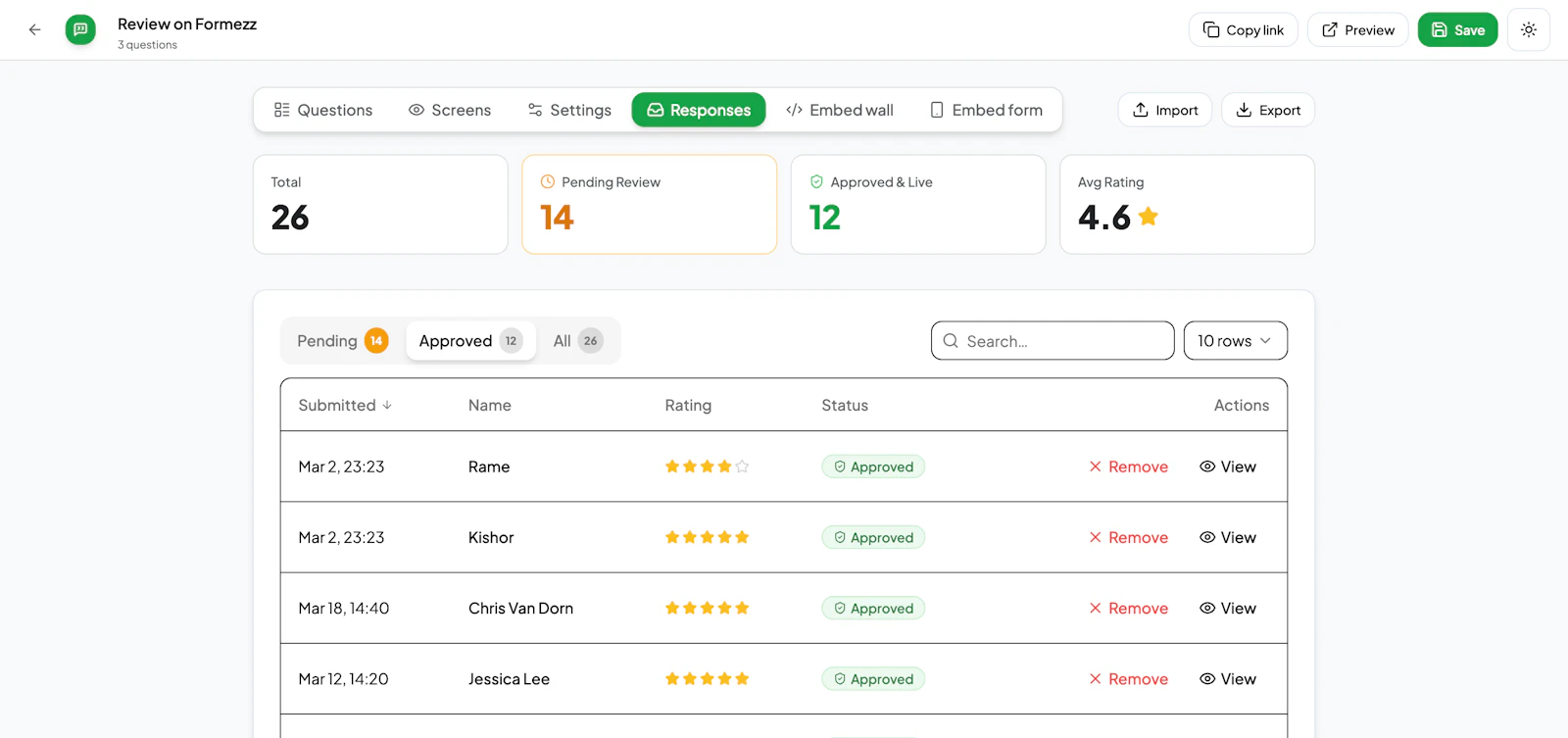 Formezz Testimonials screenshot 3