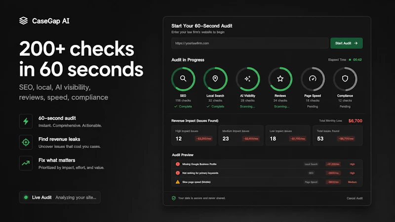 CaseGap AI screenshot 2