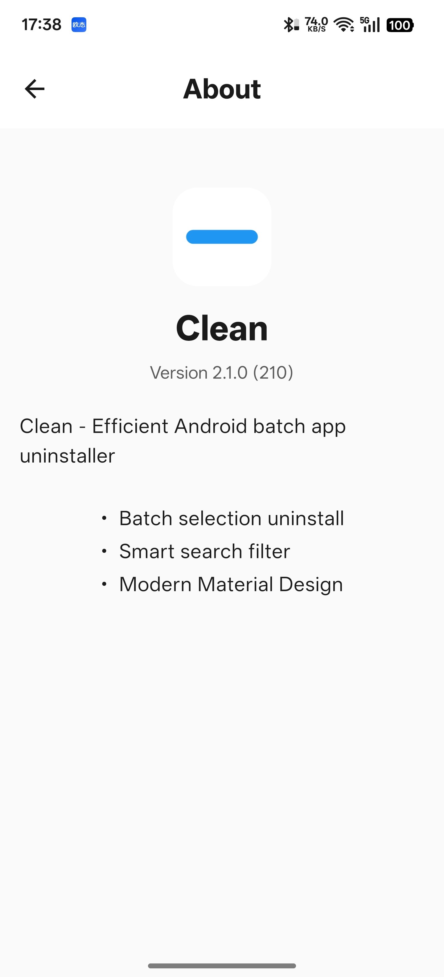 Clean - Screenshot 4 showing product features and functionality