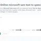 Microsoft Sam TTS