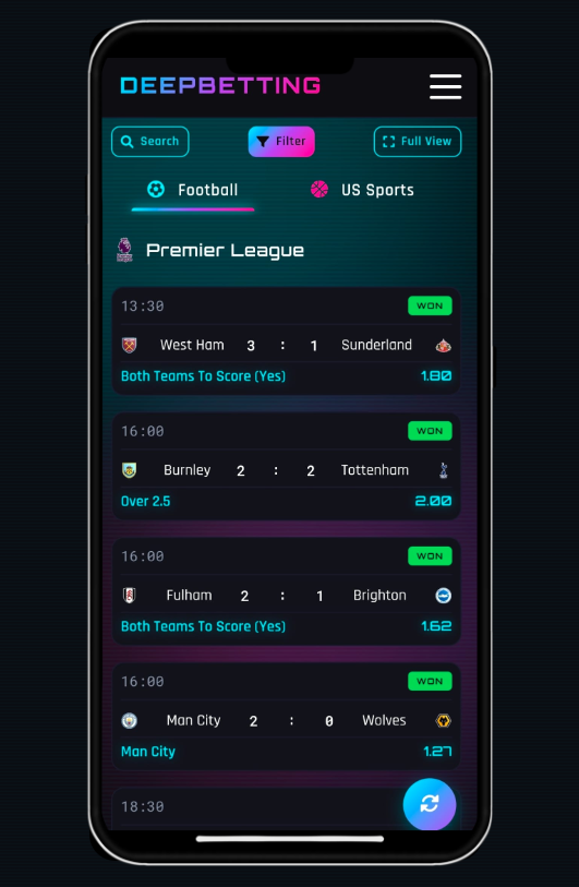 DeepBetting gallery image