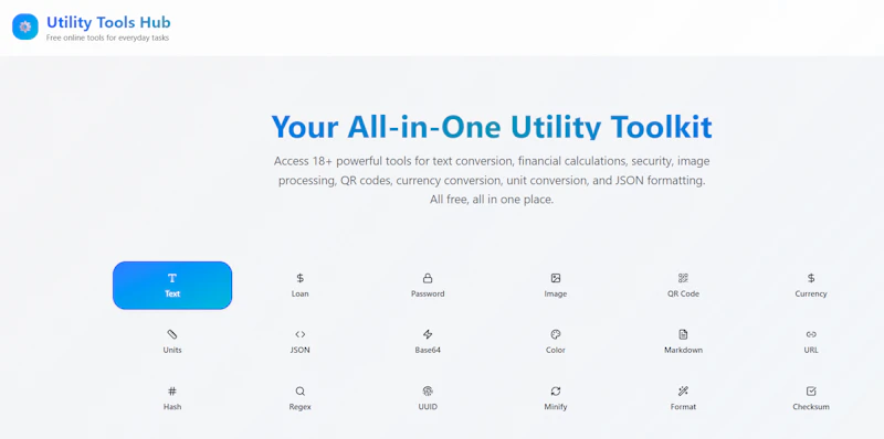 Utility Tools Hub  screenshot 1