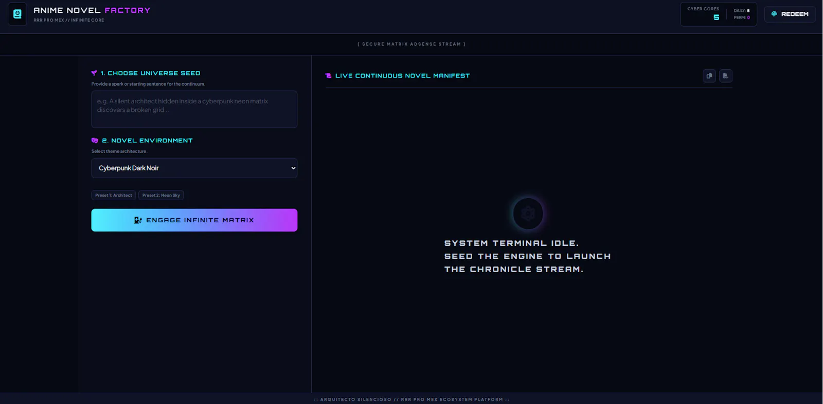 Infinite Cyber Novel Factory screenshot 3