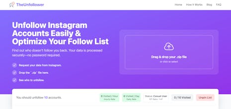 TheUnfollower.com gallery image